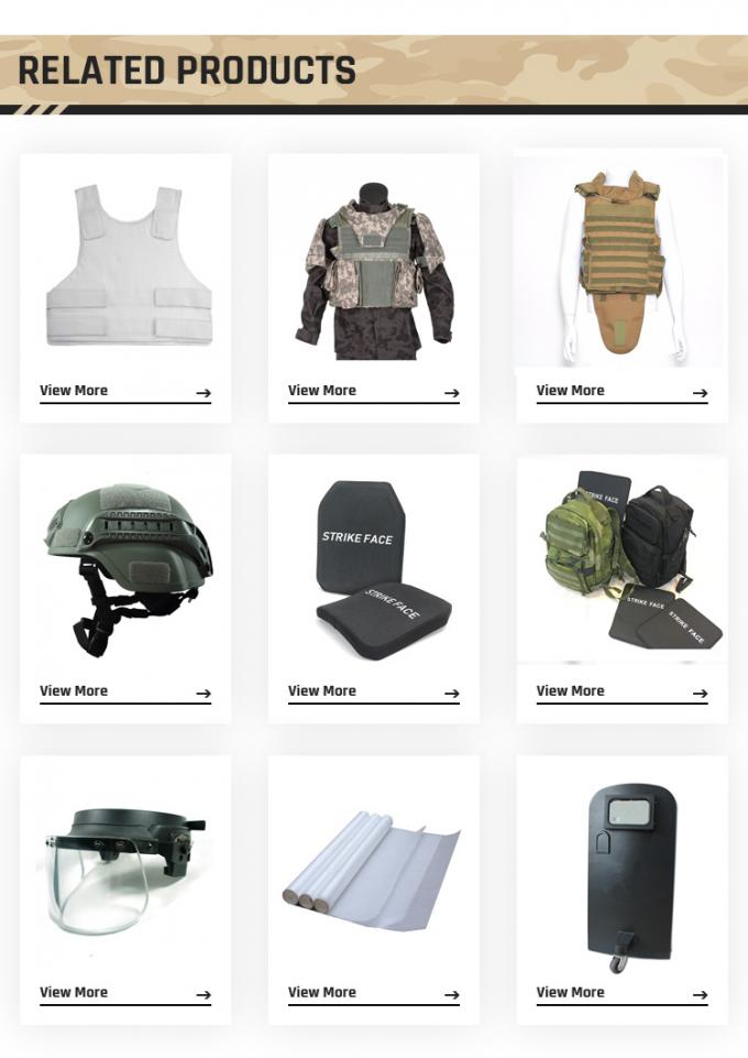 Full Protection Woodland Camouflage Nij Iiia PE Bulletproof Vest