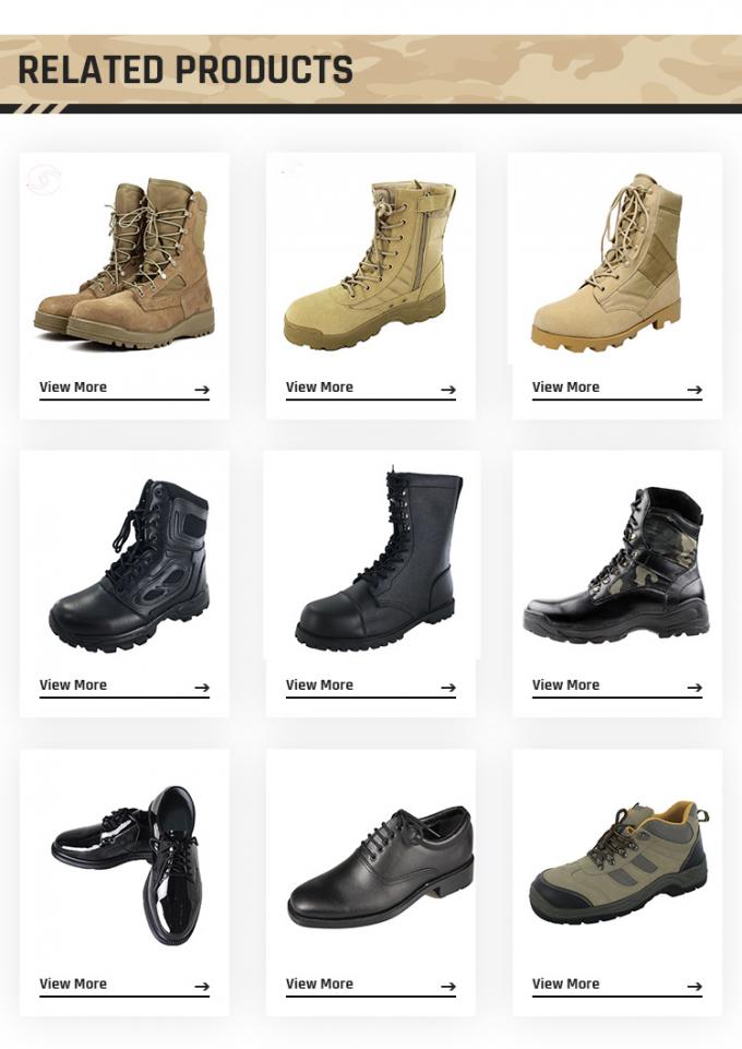 Camoflage Military Tactical Combat Desert Boots for Man