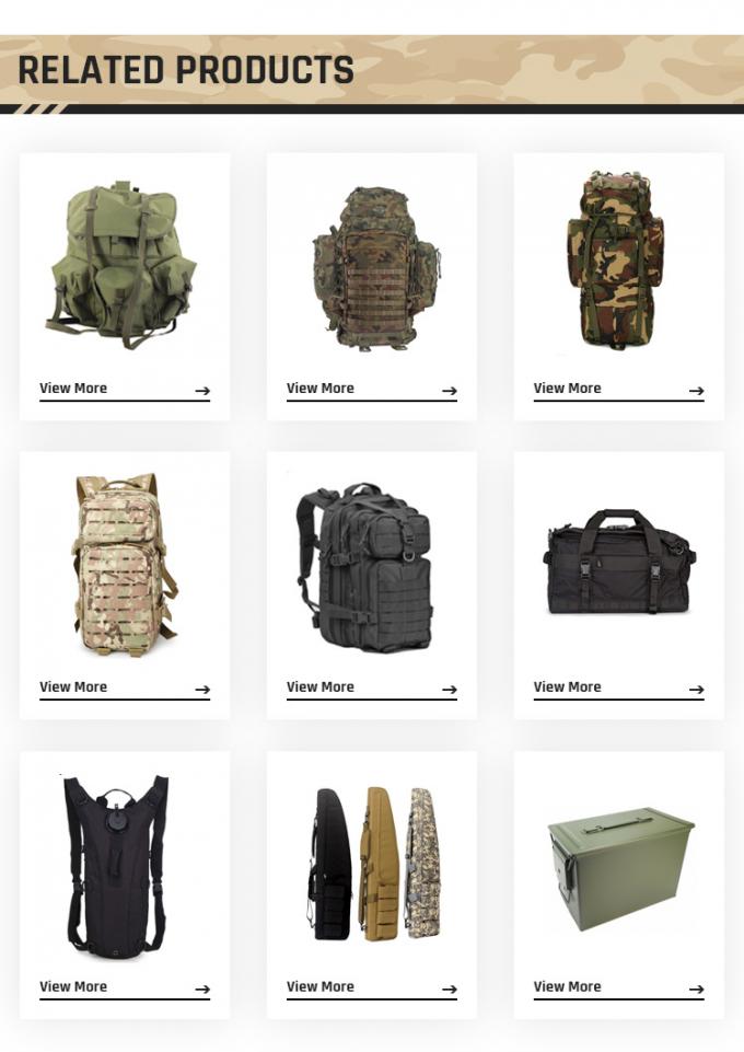 Large Capacity Woodland Camouflage Durable Assault Molle Military Waterproof Backpack Rucksack