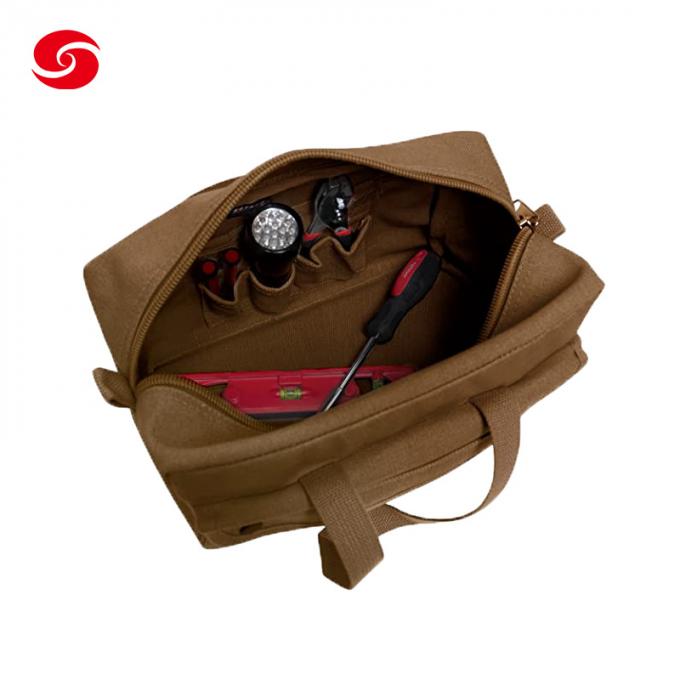 Hot Sale High Quality Canvas Portable Zipper Durable Tools Bag for Military Use