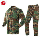 Soldier African Military Police Uniform Woodland Camouflage Uniform For Man