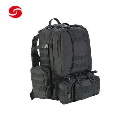 Black Multifunctional Military Tactical Backpack Molle Detachable